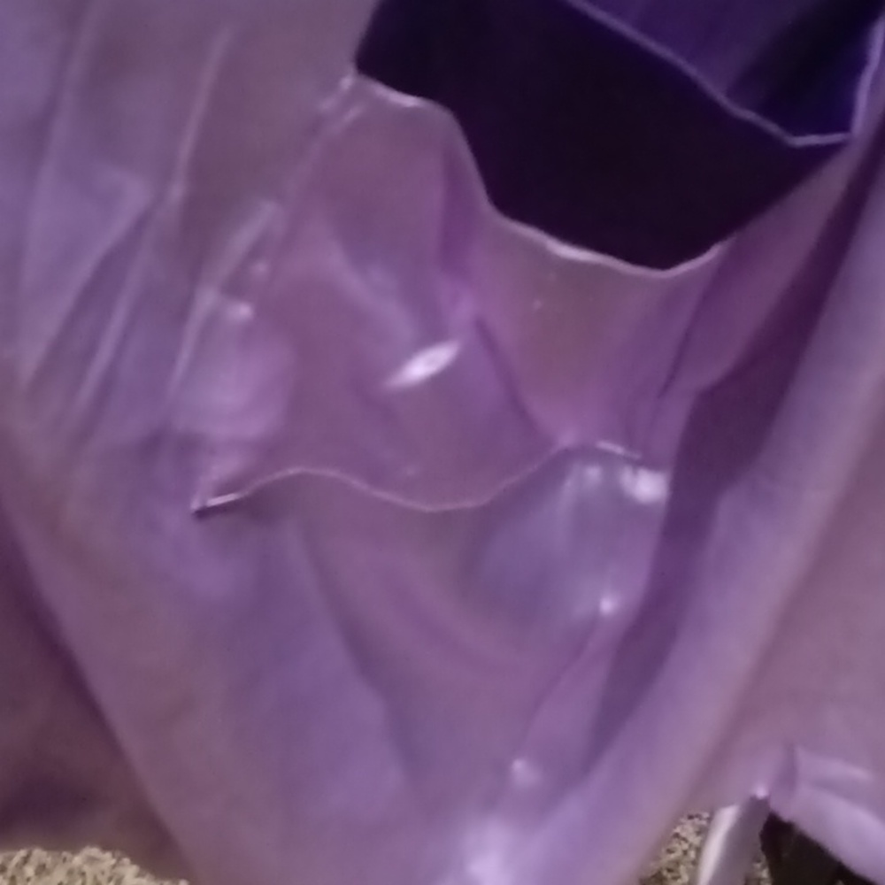 FINAL PRICE Silver Dragon lavender/purple reversible l/s robe w dragons L/XL/FS - Picture 3 of 11